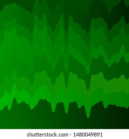 Light Green vector pattern with curved lines. Gradient illustration in simple style with bows. Pattern for booklets, leaflets.