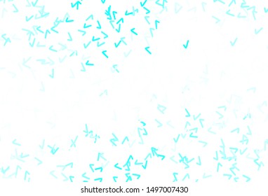 Light Green vector pattern with curved lines. Colorful abstract illustration with gradient lines. Abstract style for your business design.