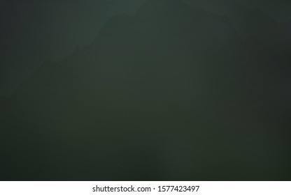 Light Green vector pattern with curved circles. Shining illustration, which consist of blurred lines, circles. Mountain design for your web site.