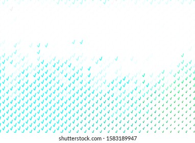Light Green vector pattern with curved lines. Shining colorful illustration in simple style. Template for cell phone screens.