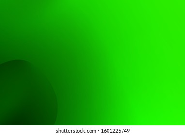 Light Green vector pattern with curved circles. Geometric illustration in memphis style with gradient.  Memphis design for your web site.