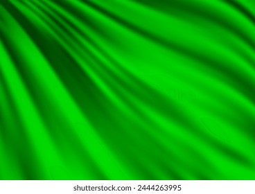 Light Green vector pattern with curved circles. A vague circumflex abstract illustration with gradient. Textured wave pattern for backgrounds.