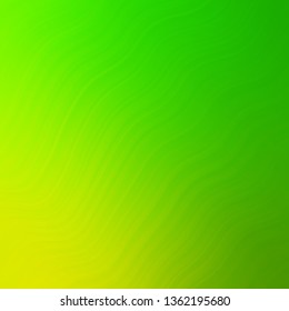Light Green vector pattern with curves. Illustration in halftone style with gradient curves. Smart design for your promotions.