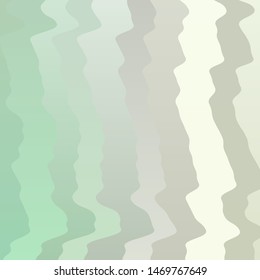 Light Green vector pattern with curves. Illustration in halftone style with gradient curves. Best design for your posters, banners.