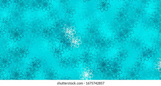 Light Green vector pattern with curves. Colorful illustration with curved lines. Pattern for websites, landing pages.