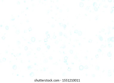 Light Green vector pattern with fresh ingredients. Glitter abstract sketch with gourmet food. Pattern for menu of cafes, bars, restaurants.