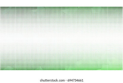 Light Green vector pattern of geometric circle shapes. Colorful mosaic banner. Geometric background with colored disks.