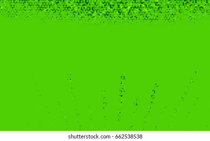 Light Green vector pattern. Hexagonal template. Geometric sample. Repeating hexagon shapes. Brand-New texture for your design. Pattern can be used for background
