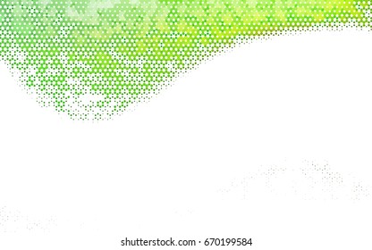 Light Green vector pattern. Hexagonal template. Geometric sample. Repeating hexagon shapes. Brand-New texture for your design. Pattern can be used for background
