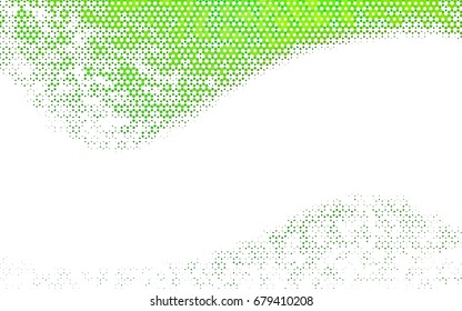 Light Green vector pattern. Hexagonal template. Geometric sample. Repeating hexagon shapes. Brand-New texture for your design. Pattern can be used for background
