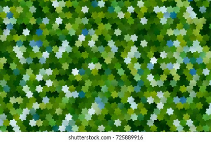 Light Green vector pattern. Hexagonal template. Geometric sample. Repeating hexagon shapes. Brand-New texture for your design. Pattern can be used for background