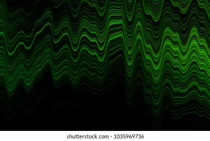 Light Green vector pattern with lamp shapes. Shining crooked illustration in marble style. A completely new template for your business design.