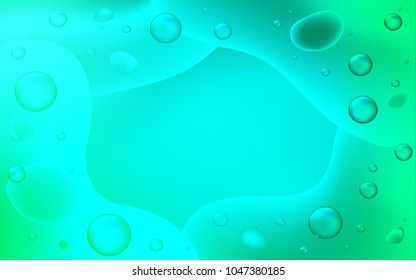 Light Green vector pattern with lamp shapes. Shining crooked illustration in memphis style. The template for cell phone backgrounds.