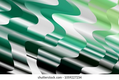 Light Green vector pattern with lamp shapes. Colorful abstract illustration with gradient lines. The best blurred design for your business.