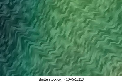 Light Green vector pattern with lamp shapes. A vague circumflex abstract illustration with gradient. The best blurred design for your business.