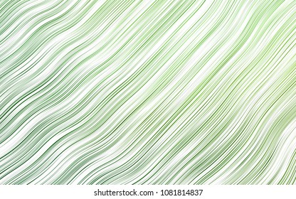 Light Green vector pattern with lamp shapes. Shining crooked illustration in marble style. New composition for your brand book.