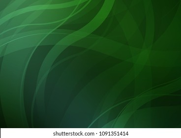 Light Green vector pattern with lamp shapes. An elegant bright illustration with gradient. A new texture for your  ad, booklets, leaflets.