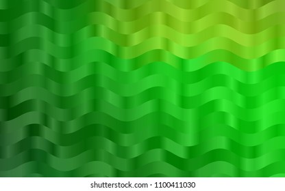 Light Green vector pattern with lamp shapes. Colorful illustration in abstract marble style with gradient. Textured wave pattern for backgrounds.