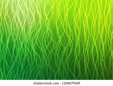 Light Green vector pattern with lamp shapes. Colorful illustration in abstract marble style with gradient. A completely new template for your business design.