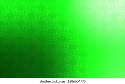Light Green vector pattern with lamp shapes. A completely new color illustration in marble style. A completely new memphis design for your business.