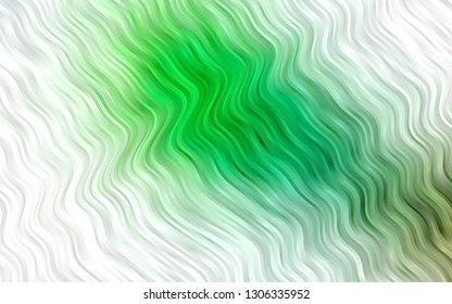 Light Green vector pattern with lamp shapes. Creative geometric illustration in marble style with gradient. Brand new design for your ads, poster, banner.