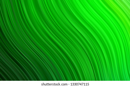 Light Green vector pattern with lamp shapes. Creative geometric illustration in marble style with gradient. A completely new template for your business design.