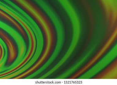 Light Green vector pattern with lamp shapes. Geometric illustration in marble style with gradient.  Brand new design for your ads, poster, banner.