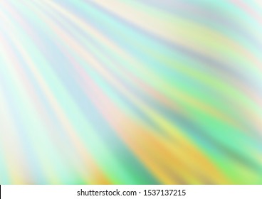 Light Green vector pattern with lamp shapes. Colorful illustration in abstract marble style with gradient. A completely new template for your business design.