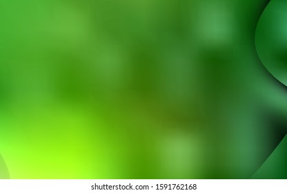 Light Green vector pattern with lamp shapes. Creative illustration in halftone marble style with gradient. Marble design for your web site.