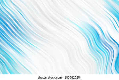 Light Green vector pattern with lava shapes. Modern gradient abstract illustration with bandy lines. The best blurred design for your business.