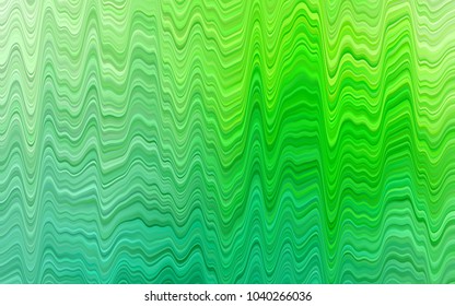 Light Green vector pattern with lava shapes. Blurred geometric sample with gradient bubbles.  A new texture for your  ad, booklets, leaflets.