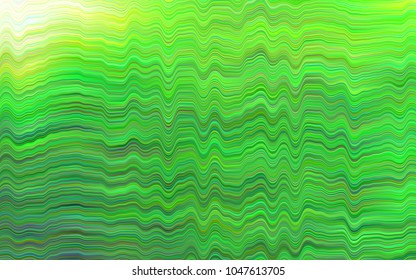 Light Green vector pattern with lava shapes. Blurred geometric sample with gradient bubbles.  A completely new template for your business design.