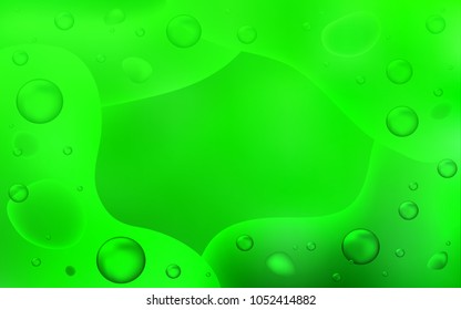 Light Green vector pattern with lava shapes. Shining crooked illustration in memphis style. A completely new memphis design for your business.