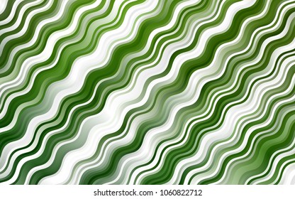 Light Green vector pattern with lava shapes. An elegant bright illustration with gradient. A new texture for your  ad, booklets, leaflets.