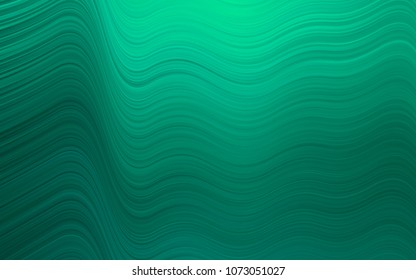 Light Green vector pattern with lava shapes. Colorful illustration in abstract marble style with gradient. A completely new template for your business design.
