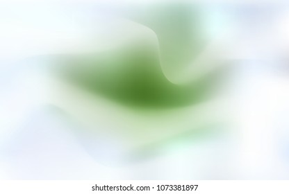 Light Green vector pattern with lava shapes. Colorful abstract illustration with gradient lines. Brand-new design for your ads, poster, banner.
