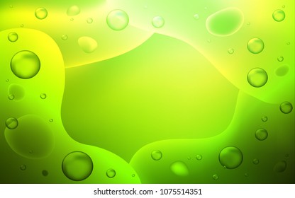 Light Green vector pattern with lava shapes. Creative geometric illustration in memphis style with gradient. Pattern for your business design.