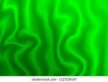 Light Green vector pattern with lava shapes. Modern gradient abstract illustration with bandy lines. Textured wave pattern for backgrounds.