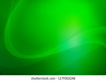 Light Green vector pattern with lava shapes. A vague circumflex abstract illustration with gradient. The elegant pattern for brand book.
