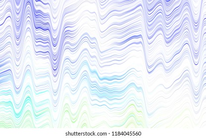 Light Green vector pattern with lava shapes. Colorful illustration in abstract marble style with gradient. A completely new template for your business design.