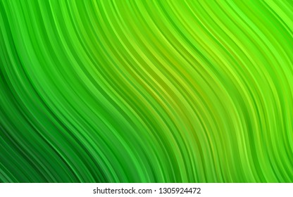 Light Green vector pattern with lava shapes. Shining crooked illustration in marble style. New composition for your brand book.