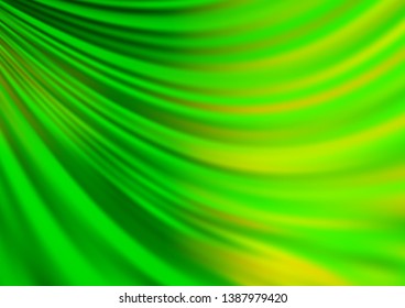 Light Green vector pattern with lava shapes. Colorful abstract illustration with gradient lines. Marble design for your web site.