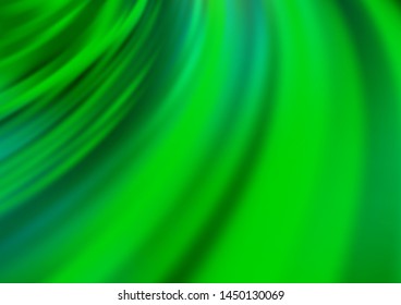 Light Green vector pattern with lava shapes. Geometric illustration in marble style with gradient.  The elegant pattern for brand book.