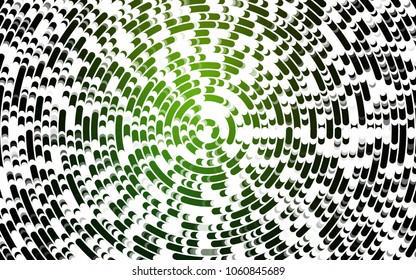 Light Green vector pattern with lines, ovals. An elegant bright illustration with gradient. Marble design for your web site.
