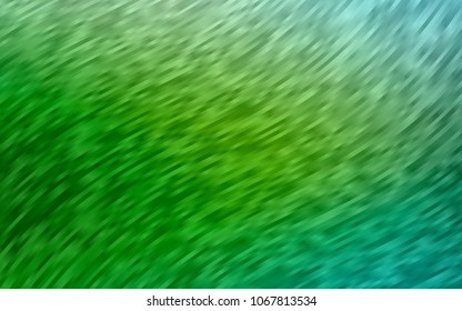 Light Green vector pattern with lines, ovals. A completely new color illustration in marble style. A completely new marble design for your business.