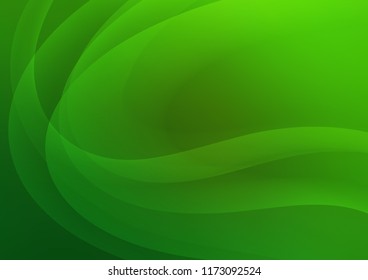 Light Green vector pattern with lines, ovals. Brand new colored illustration in marble style with gradient. Marble style for your business design.