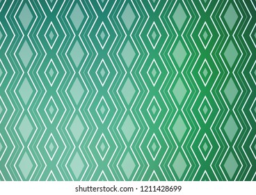 Light Green vector pattern with lines, rectangles. Shining colorful illustration with lines, rectangles. Pattern for ads, posters, banners.