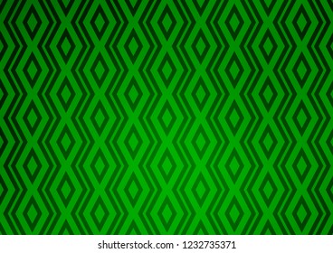 Light Green vector pattern with lines, rectangles. Modern geometric abstract illustration with lines, squares. Pattern for business booklets, leaflets.