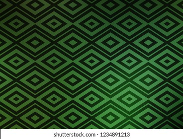 Light Green vector pattern with lines, rectangles. Colorful decorative design in simple style with lines, rhombuses. Backdrop for TV commercials.