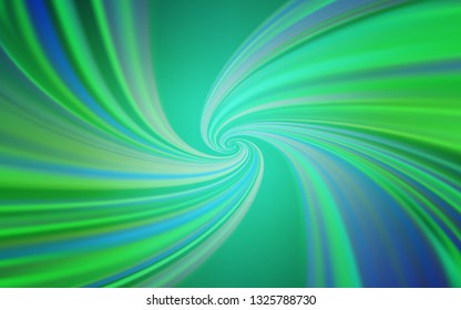 Light Green vector pattern with lines. A sample with colorful lines, shapes. Colorful wave pattern for your design.